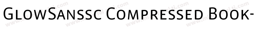 GlowSanssc Compressed Book字体转换
